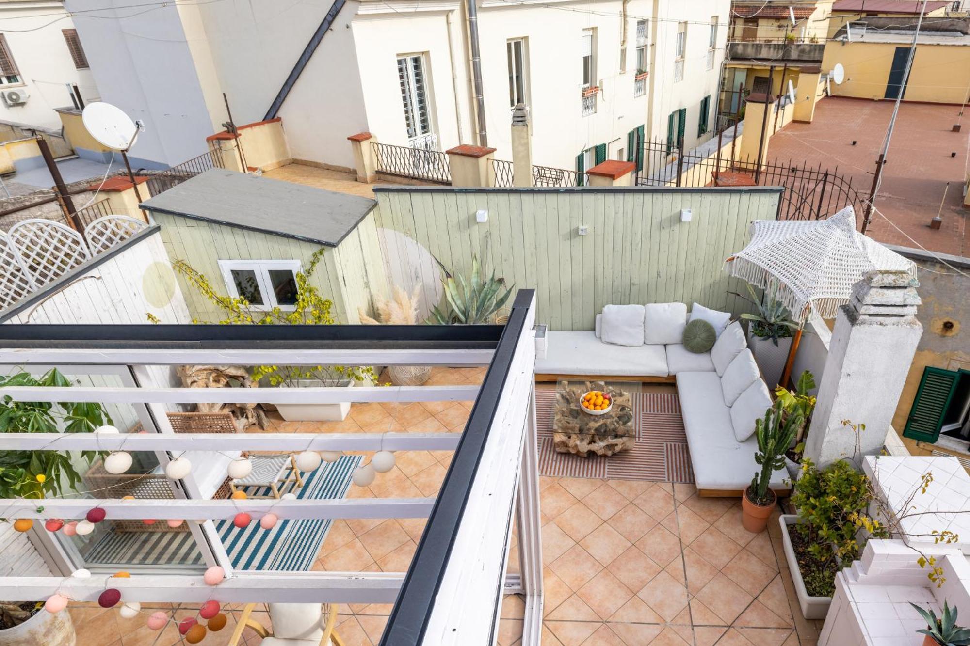 ローマAria Penthouse & Gardenアパートメント エクステリア 写真